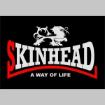 Skinhead a Way of Life  piesková  bunda Harrington s hrejivou podšívkou farby RED TARTAN, obojstranné logo 